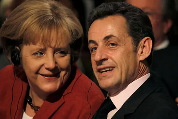 Angela Merkel und Nicolas Sarkozy