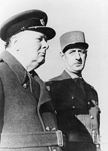 Winston Churchill und Charles de Gaulle